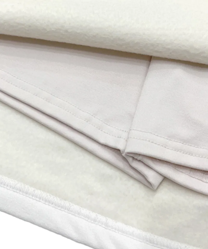 Q.C PLAY: Spandex Ribbed Pocket Banding Skirt - Ivory