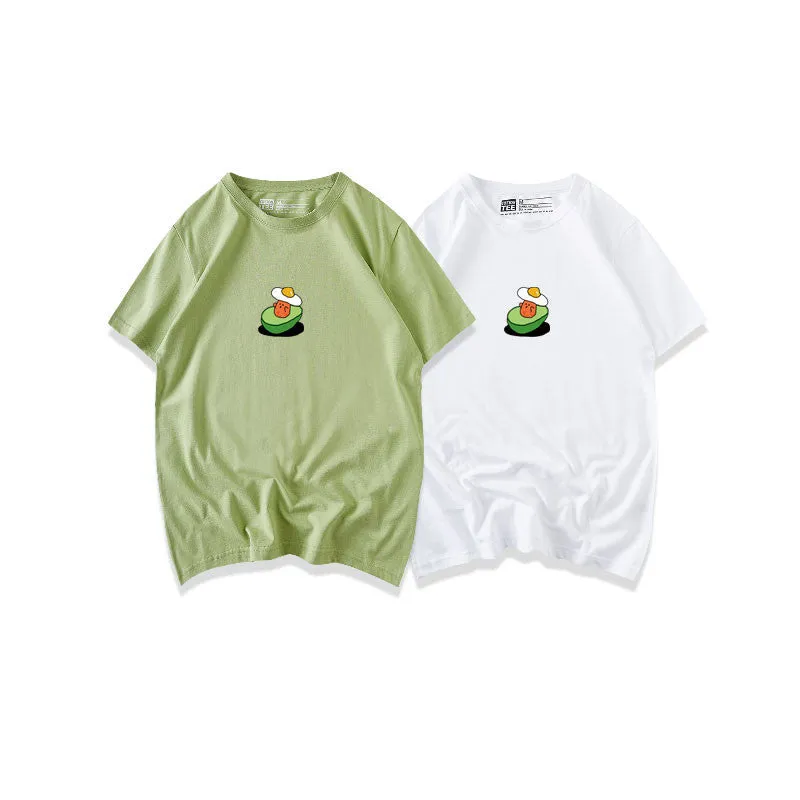 "CUTE CARTOON AVOCADO" T-SHIRT D042317