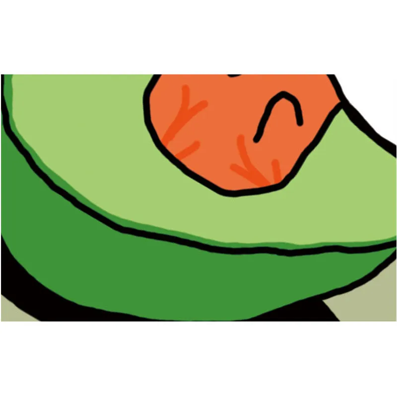 "CUTE CARTOON AVOCADO" T-SHIRT D042317