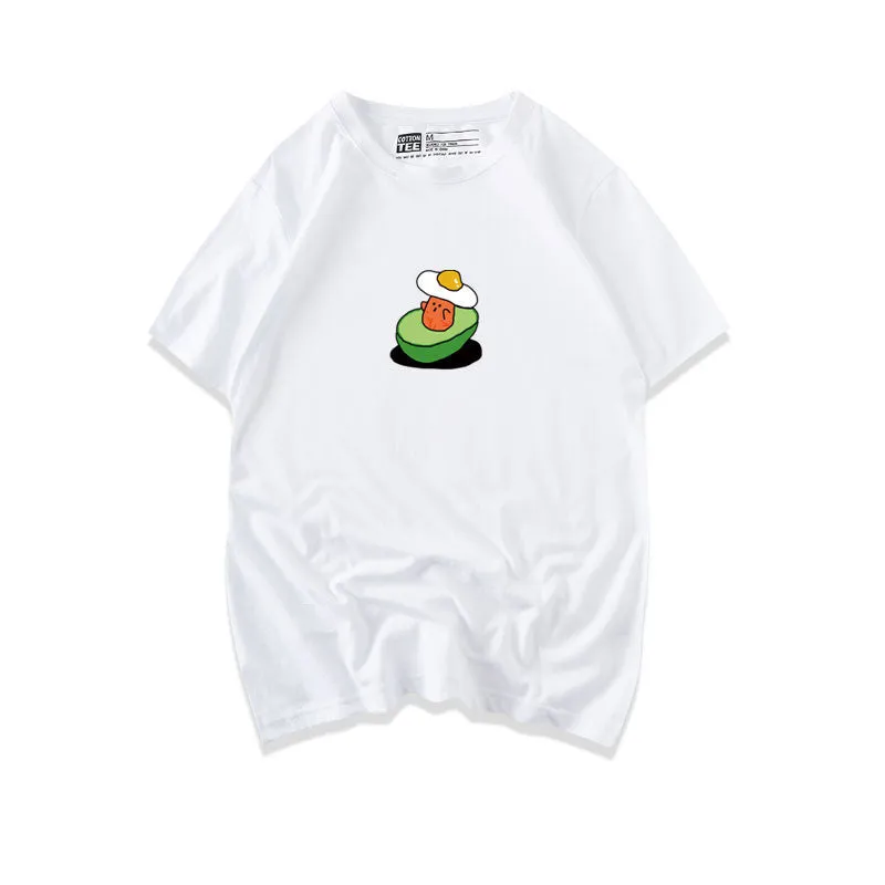 "CUTE CARTOON AVOCADO" T-SHIRT D042317