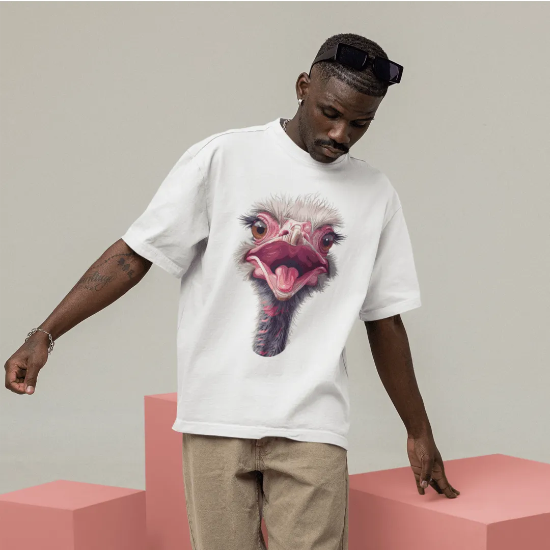 "The Ostrich" Oversized Unisex T-shirt | Limited Edition