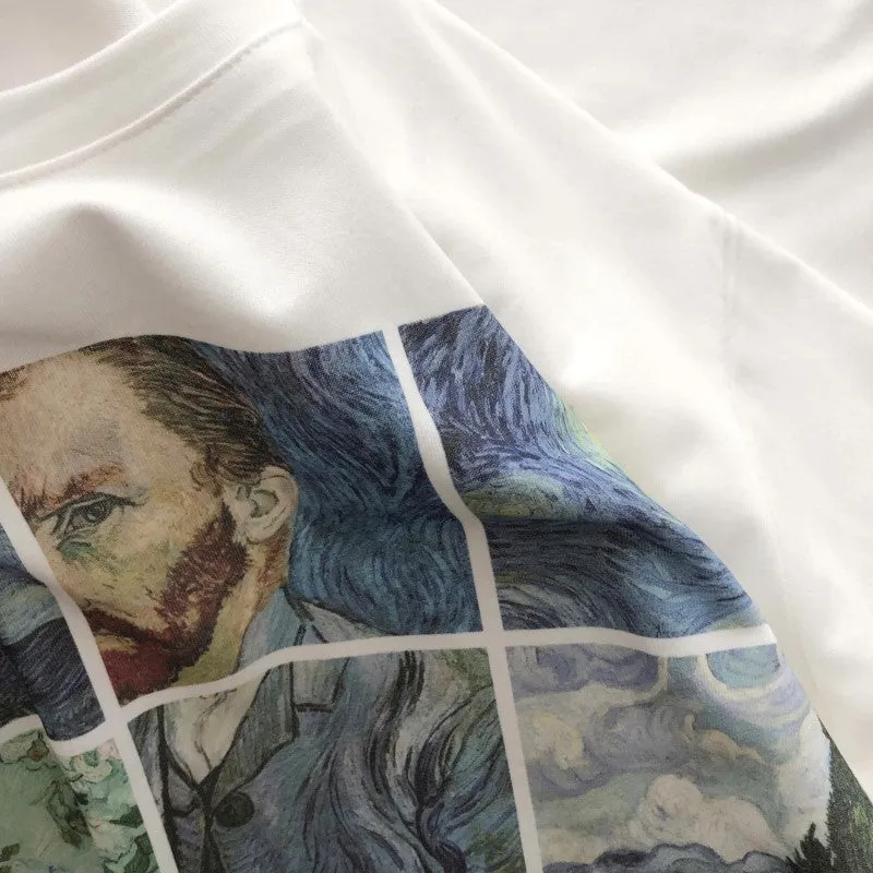 "VAN GOGH OIL PAINTING" T-SHIRTS K041701
