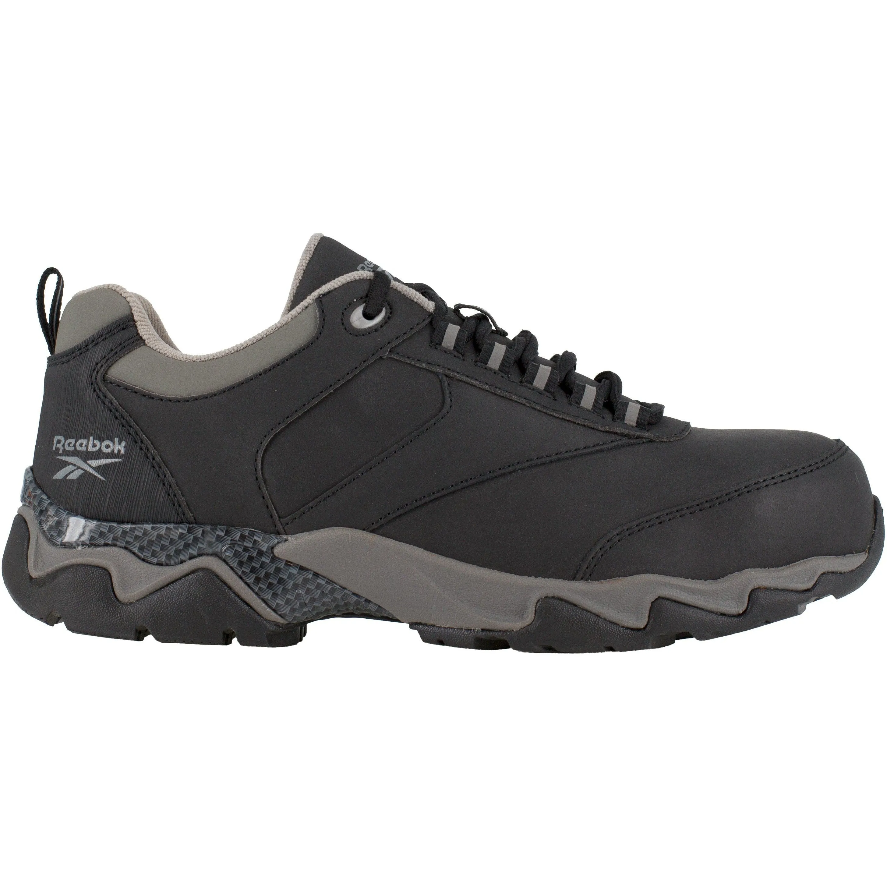Reebok Men's Beamer Comp Toe Athletic Work Shoe- Black- RB1062