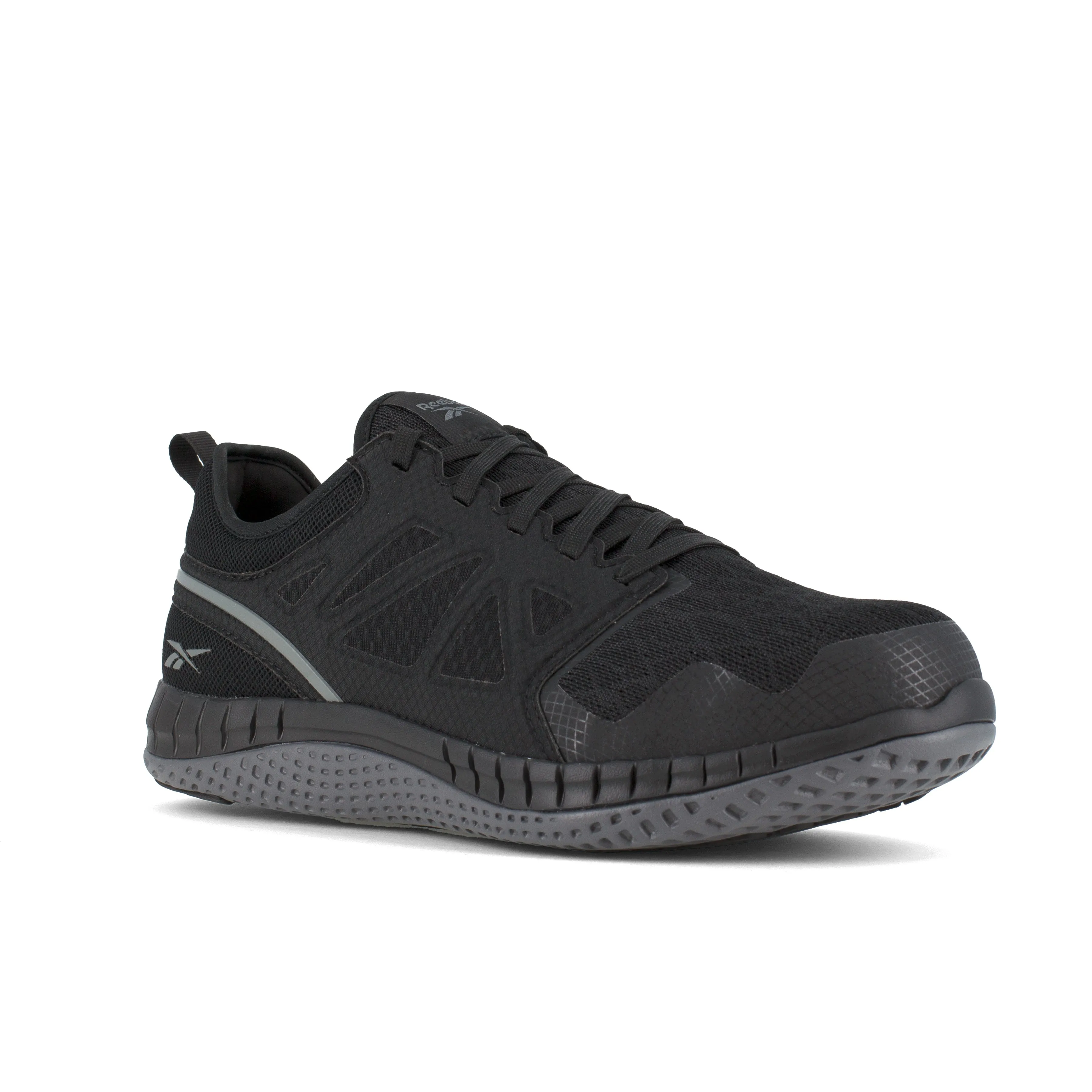 Reebok Women's ZPrint Steel Toe Athletic Oxford Work Shoe - Black - RB251