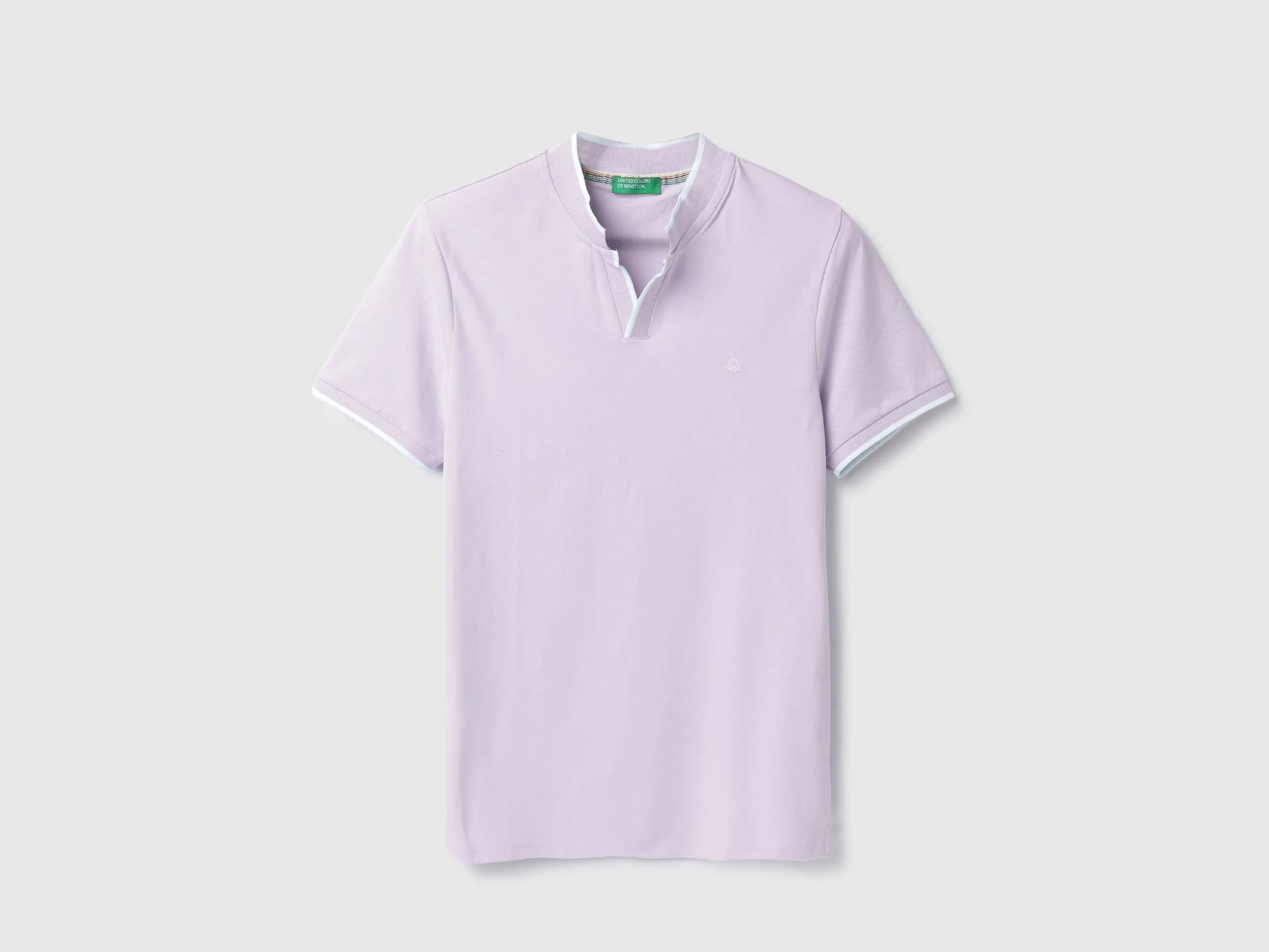 Regular Fit Henley Neck Solid T-Shirt