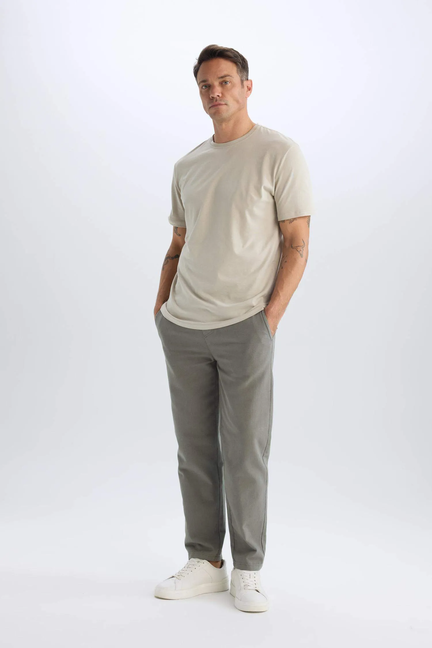 Regular Fit Summer Cotton Joggers