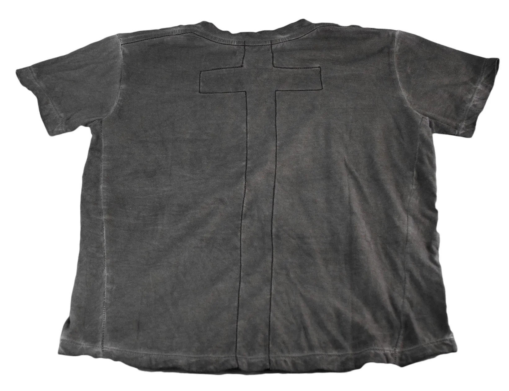RELIGION Boy's Dark Grey Short Sleeve Shirt BT12RTF11 NEW