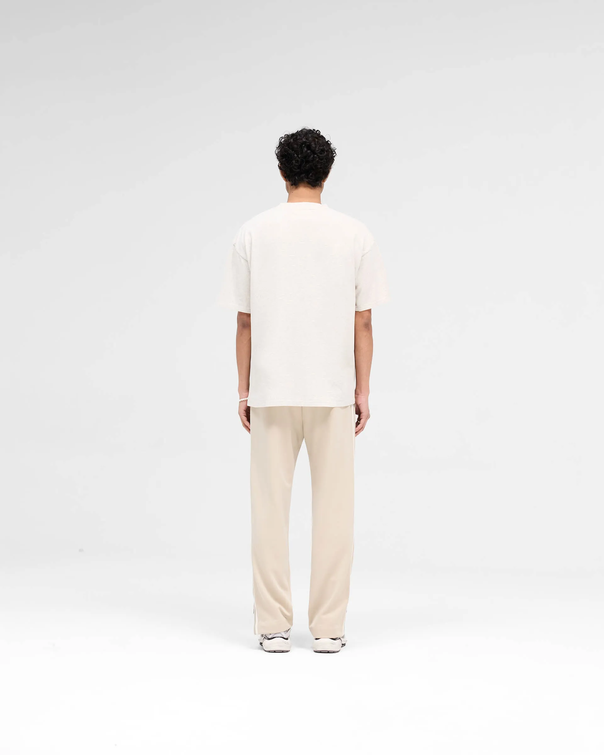 Rep Applique T-Shirt - Cream Marl