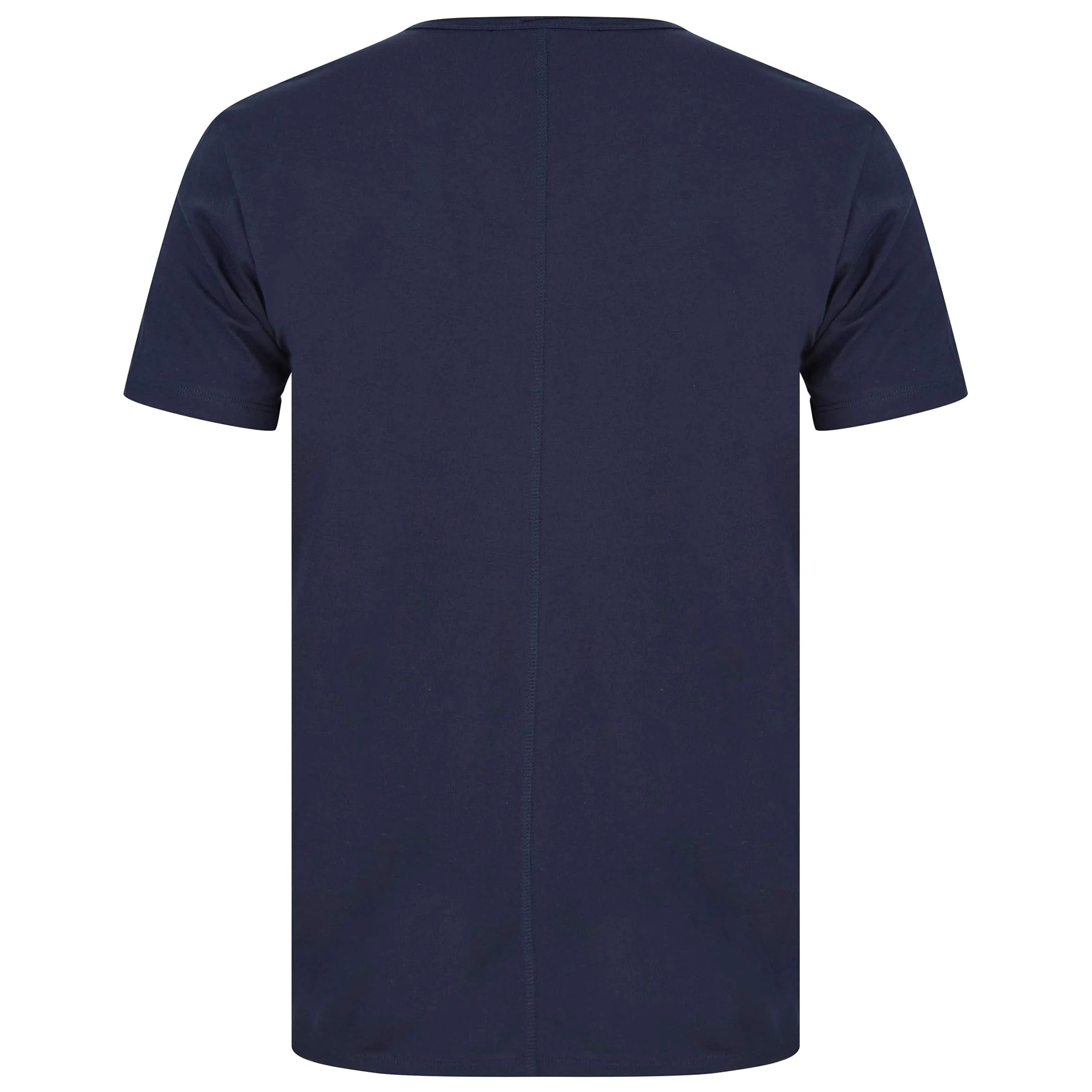 REPLAY RAW CUT V-NECK COTTON T-SHIRT