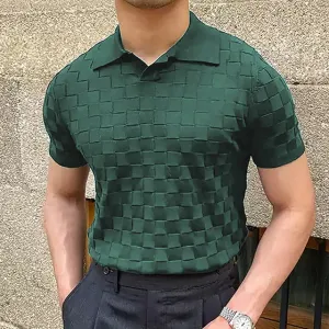 RetroStyle Vintage Jacquard Polo