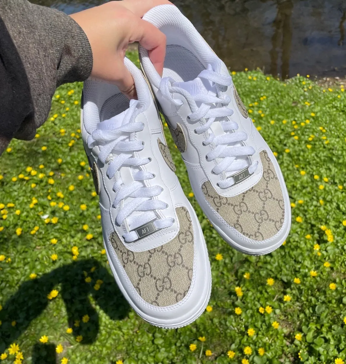 Reworked Gucci Nike AF1 (Kids)
