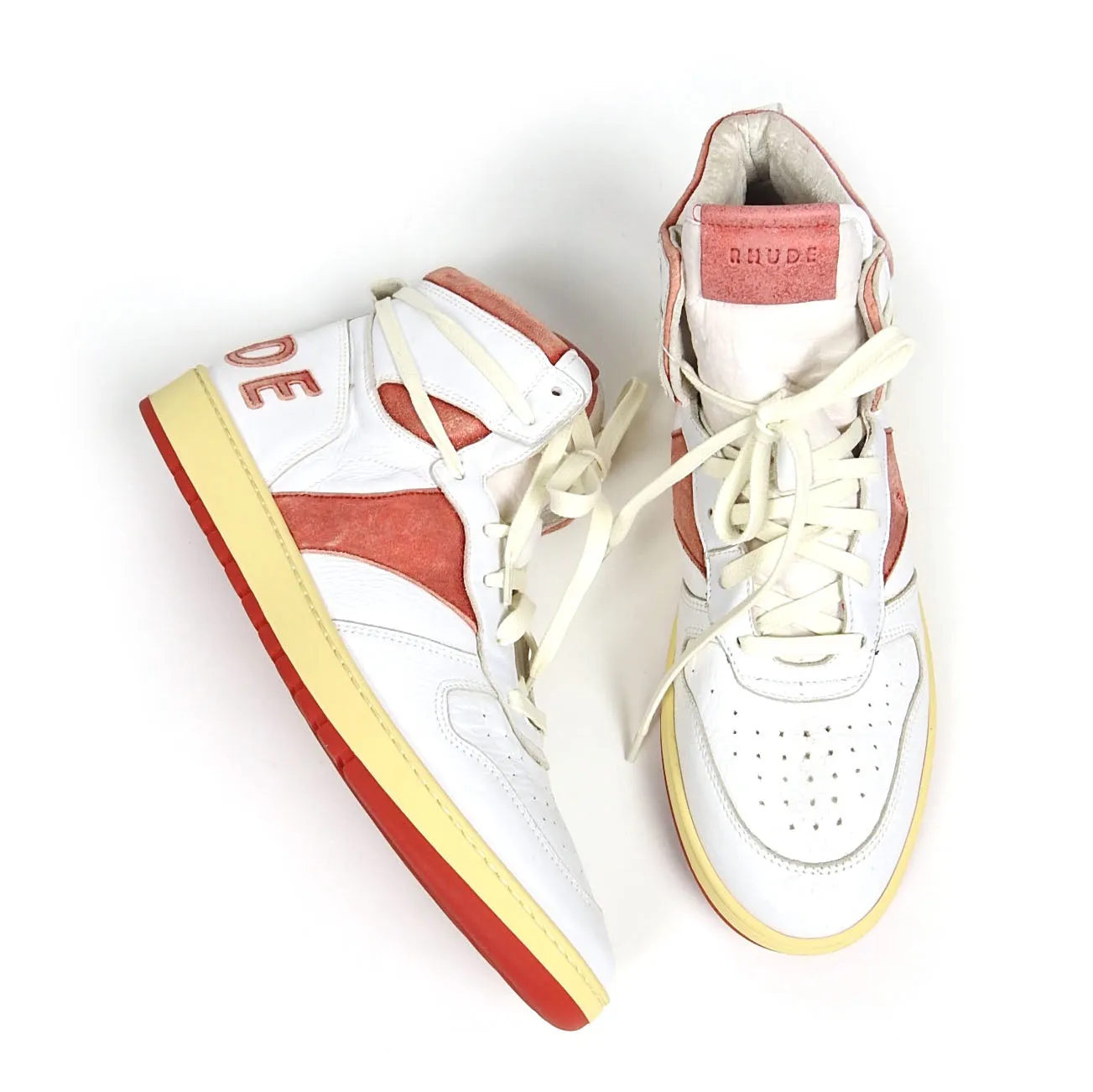 Rhude Bball Hi Top Sneakers Size 11