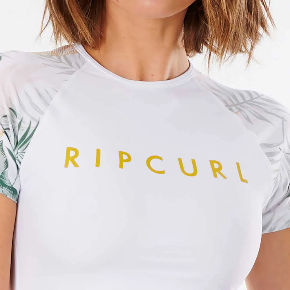 Rip Curl Womens Coastal Palms Short Sleeve UV Top