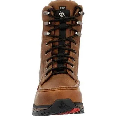 Rocky Men's Treadflex 8" Soft Toe WP Slip Resistant Work Boot- Horse- RKK0499