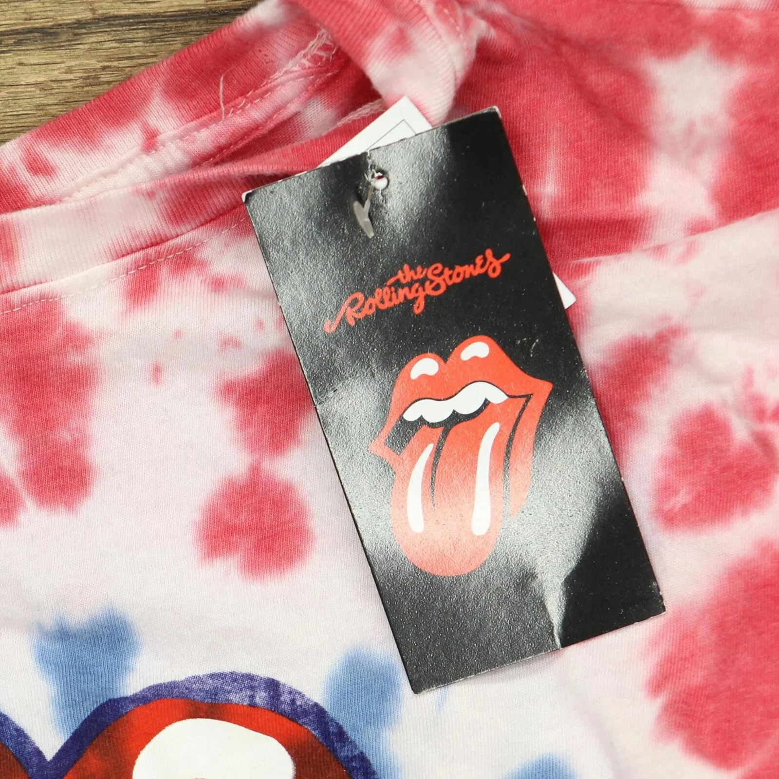 Rolling Stones Boys Tie Dyed Graphic Screen Print Short Sleeve T-Shirt 980377840