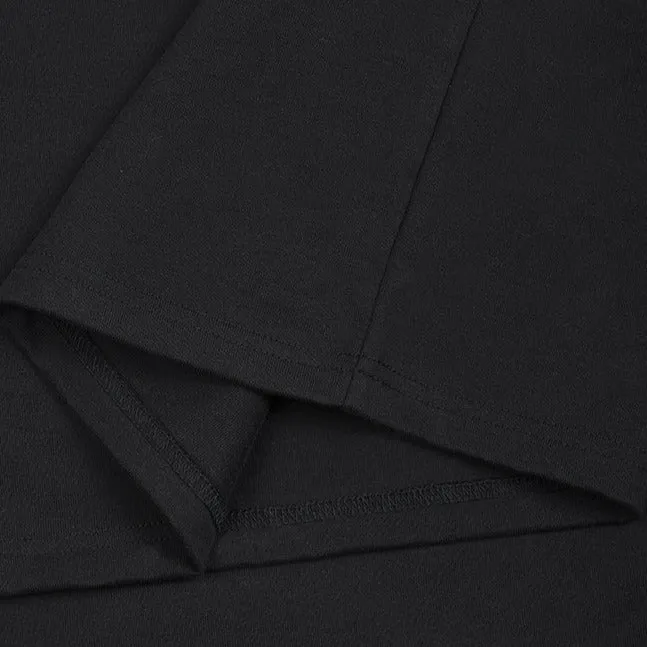Round Neck Solid Color T-shirt
