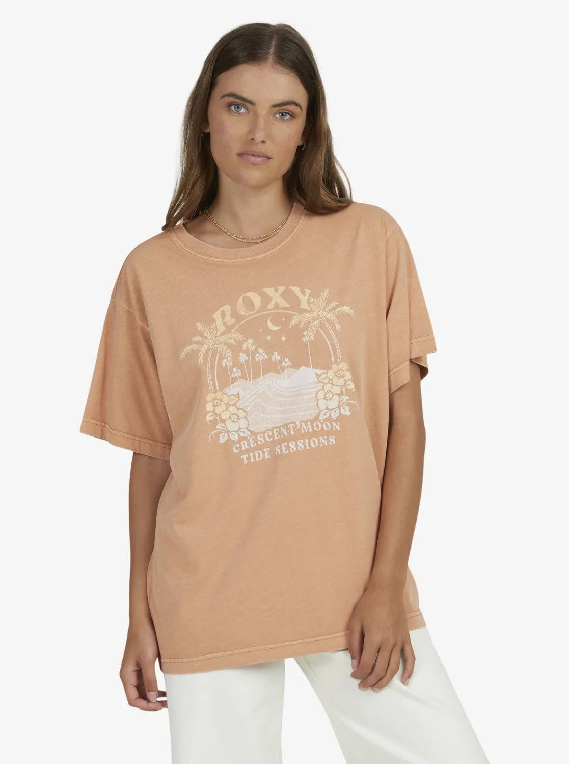 Roxy Matilda Oversized Tee TOASTED NUT