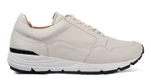 Running Sneakers 44 Milk Genuine Deer Leather