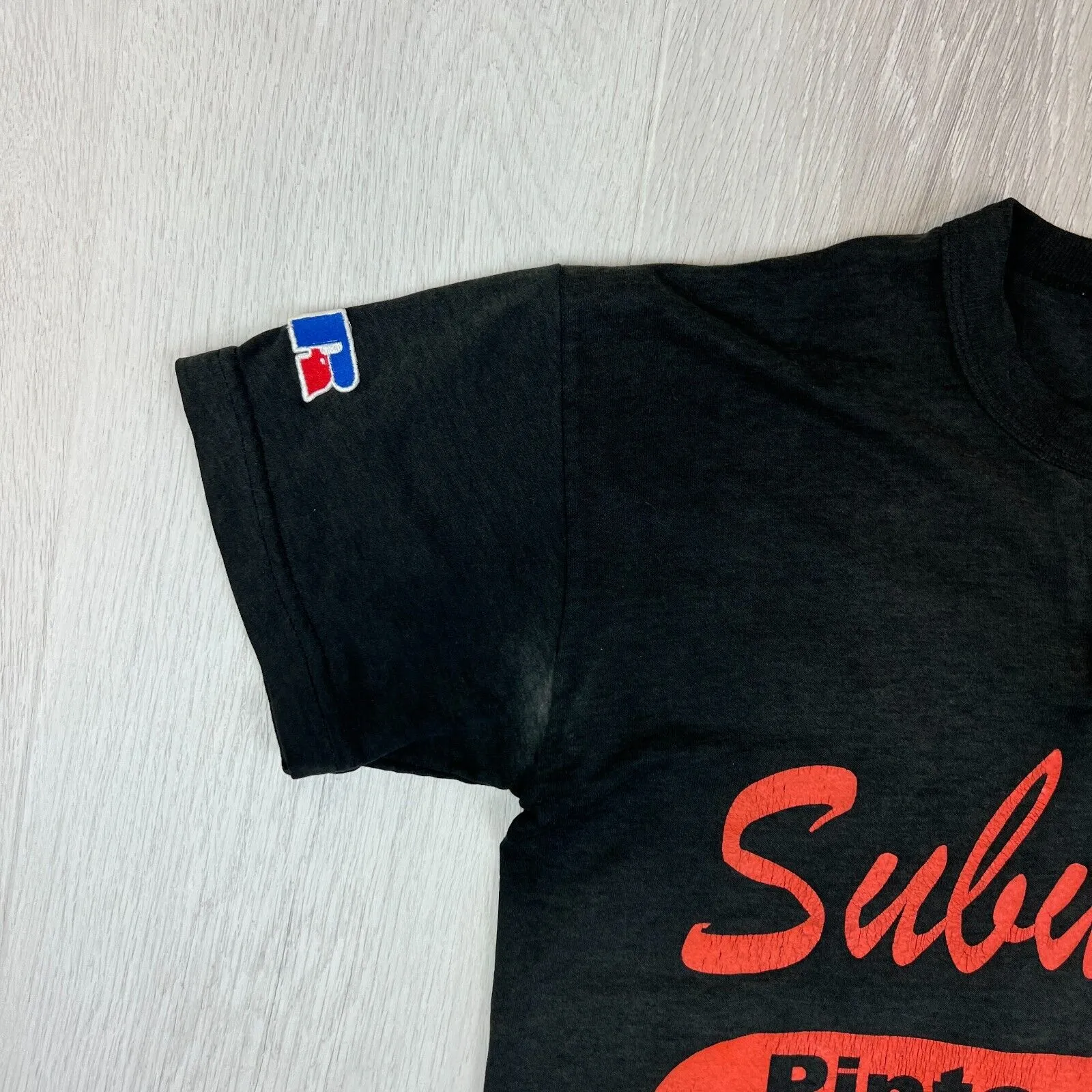 Russell Athletic Suburban Pinto Vintage T-Shirt Size Unknown Approx XS