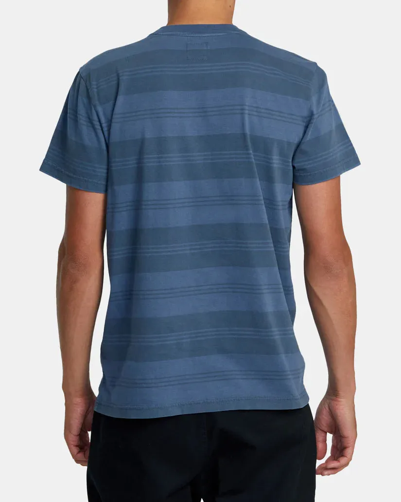 RVCA PTC Stripe Short Sleeve Knit