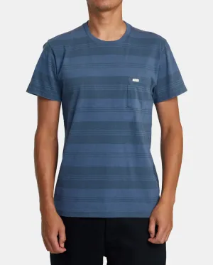 RVCA PTC Stripe Short Sleeve Knit