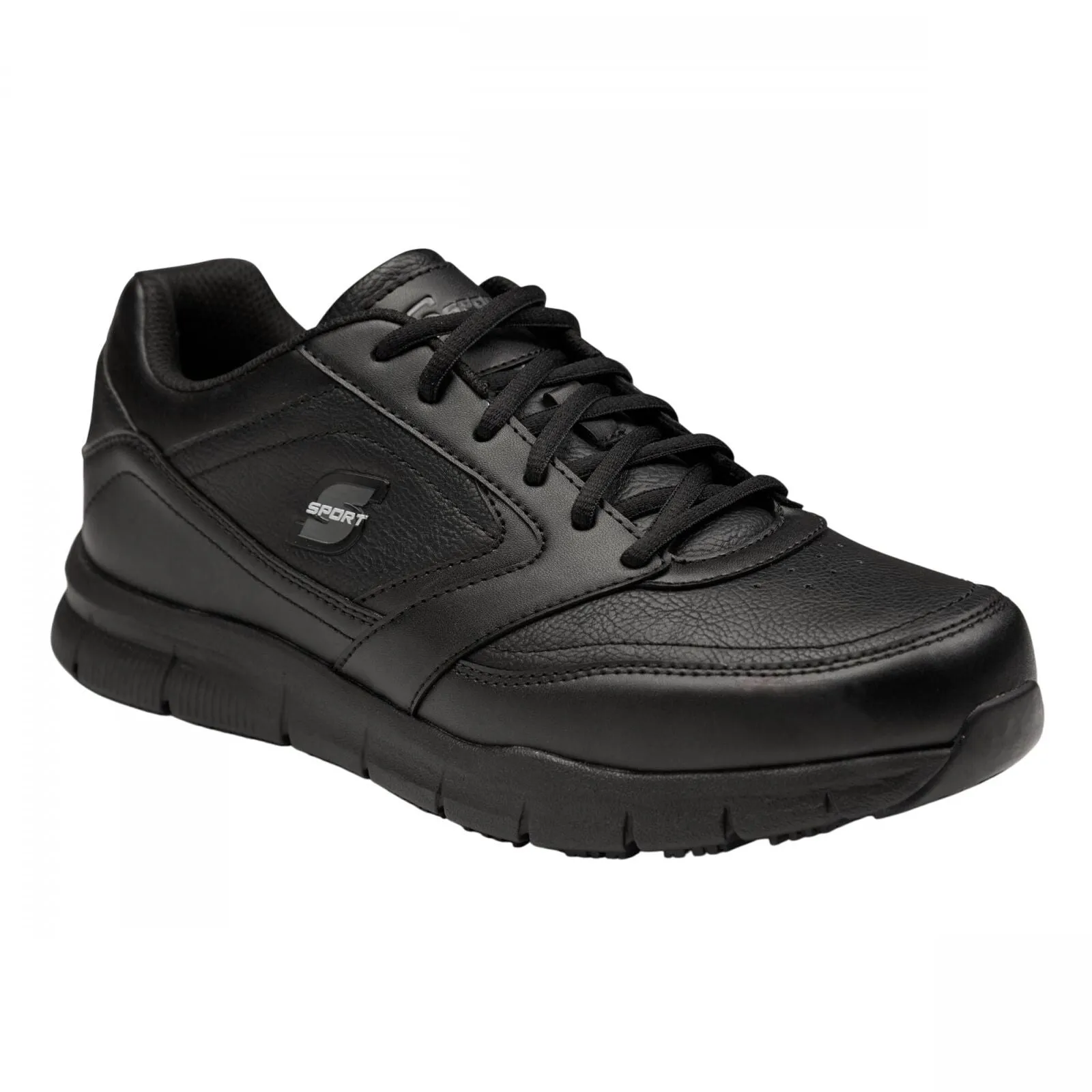 S Sport By Skechers Mens Brise Slip Resistant Sneakers 77424934 Black 10