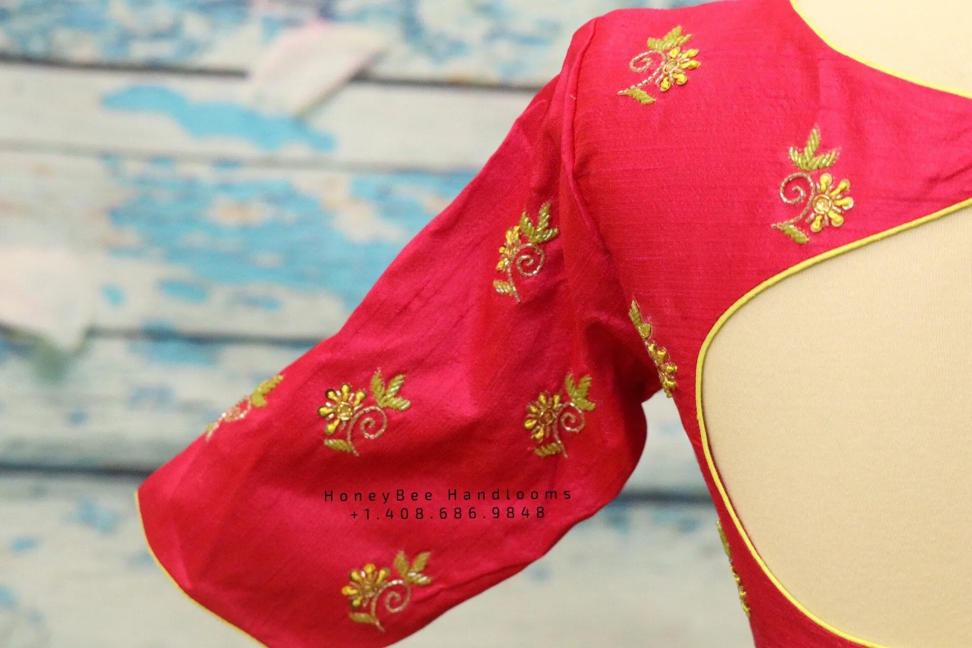 Saree blouse | bridal blouse | Saree stitched Blouse | floral work | Silk Blouse | Maggamwork blouse |Heavy work blouse|pink saree blouse