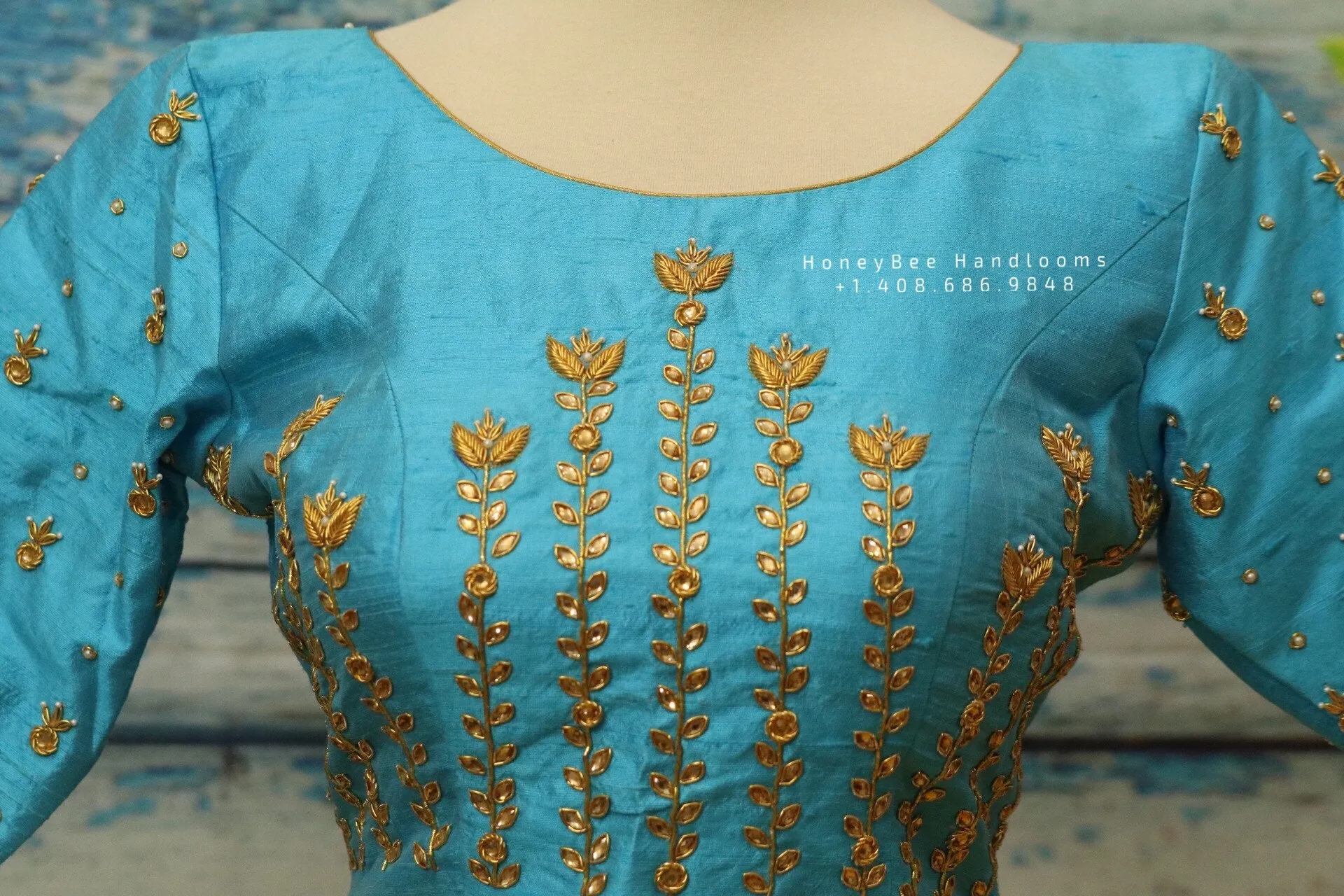 Saree Blouse| Saree Blouse |Maggam Work Blouse | saree stitched Blouse| Bollywood Blouse | Zardosi Work Blouse | Green Blouse | Nihira