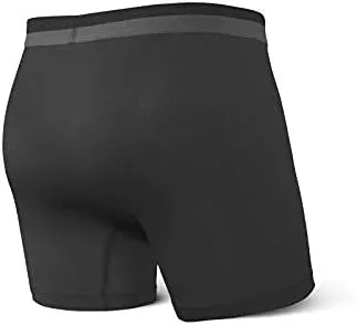 SAXX Underwear, Sport Mesh BB Fly, Color Black, Size XL