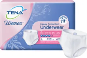 SCA Personal Care Inc TENA Women Protective Underwear 29" to 40", Sterile (Box of 18 Each)