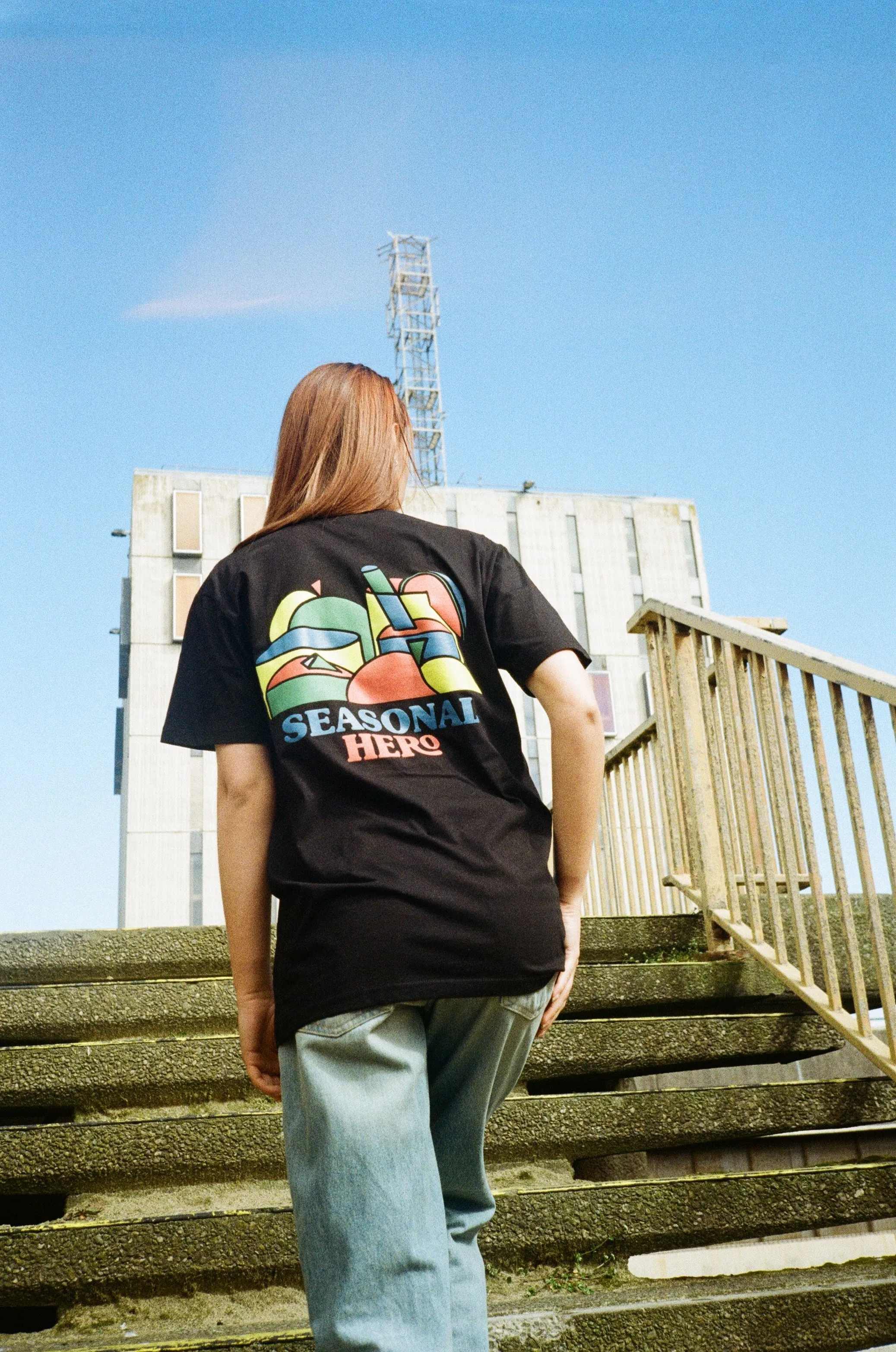 Seasonal Hero 'Fruity' Tee - Black