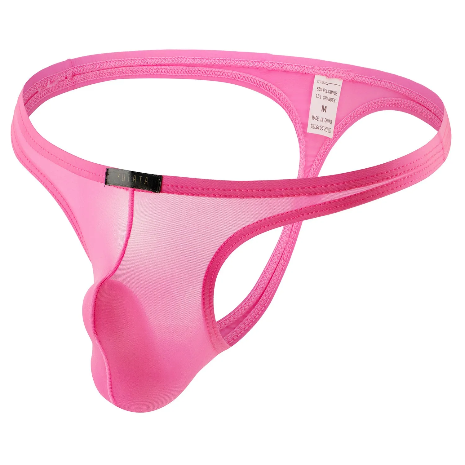Sexy Translucent Elastic Nylon Men's Thong