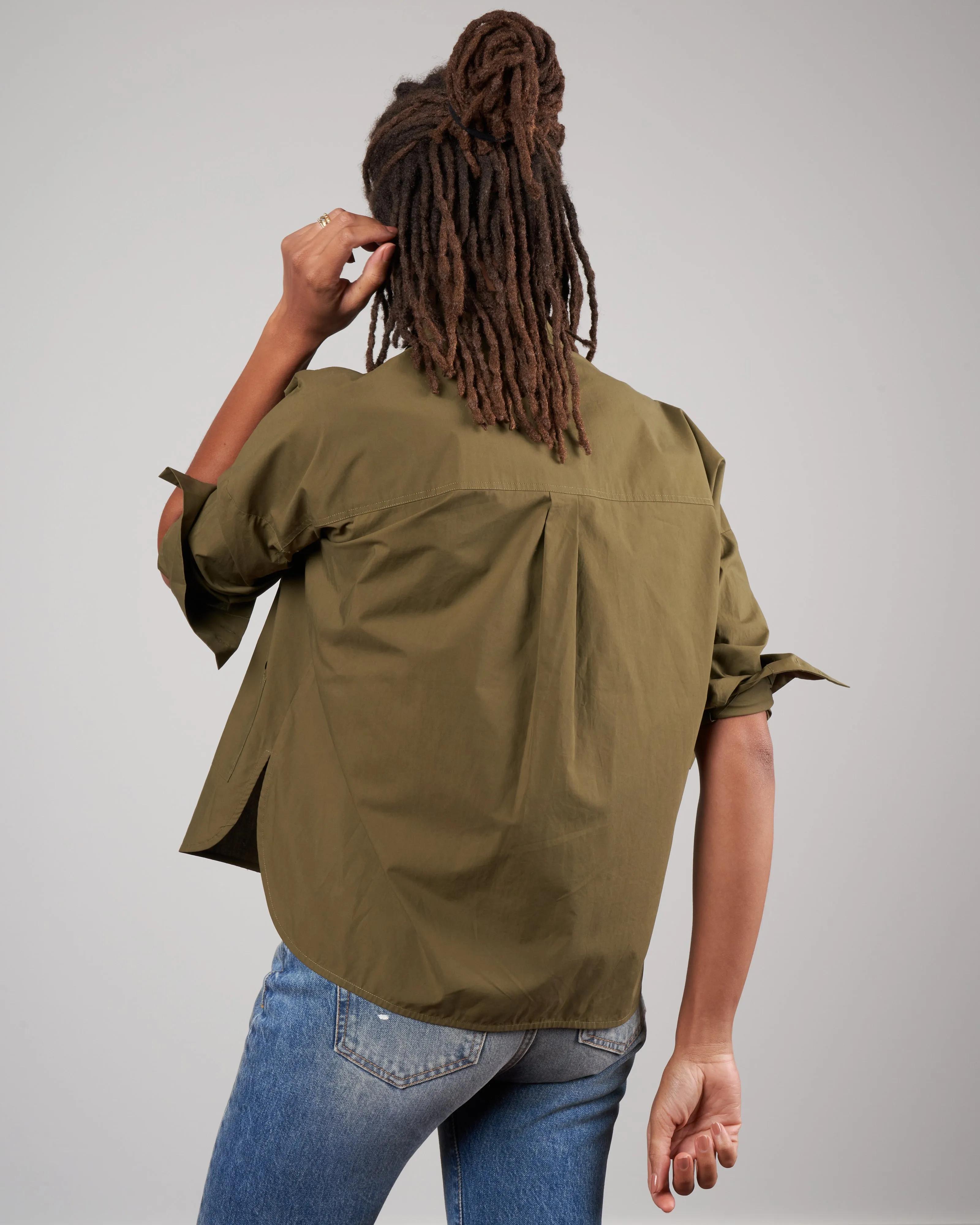 shirt - kaki