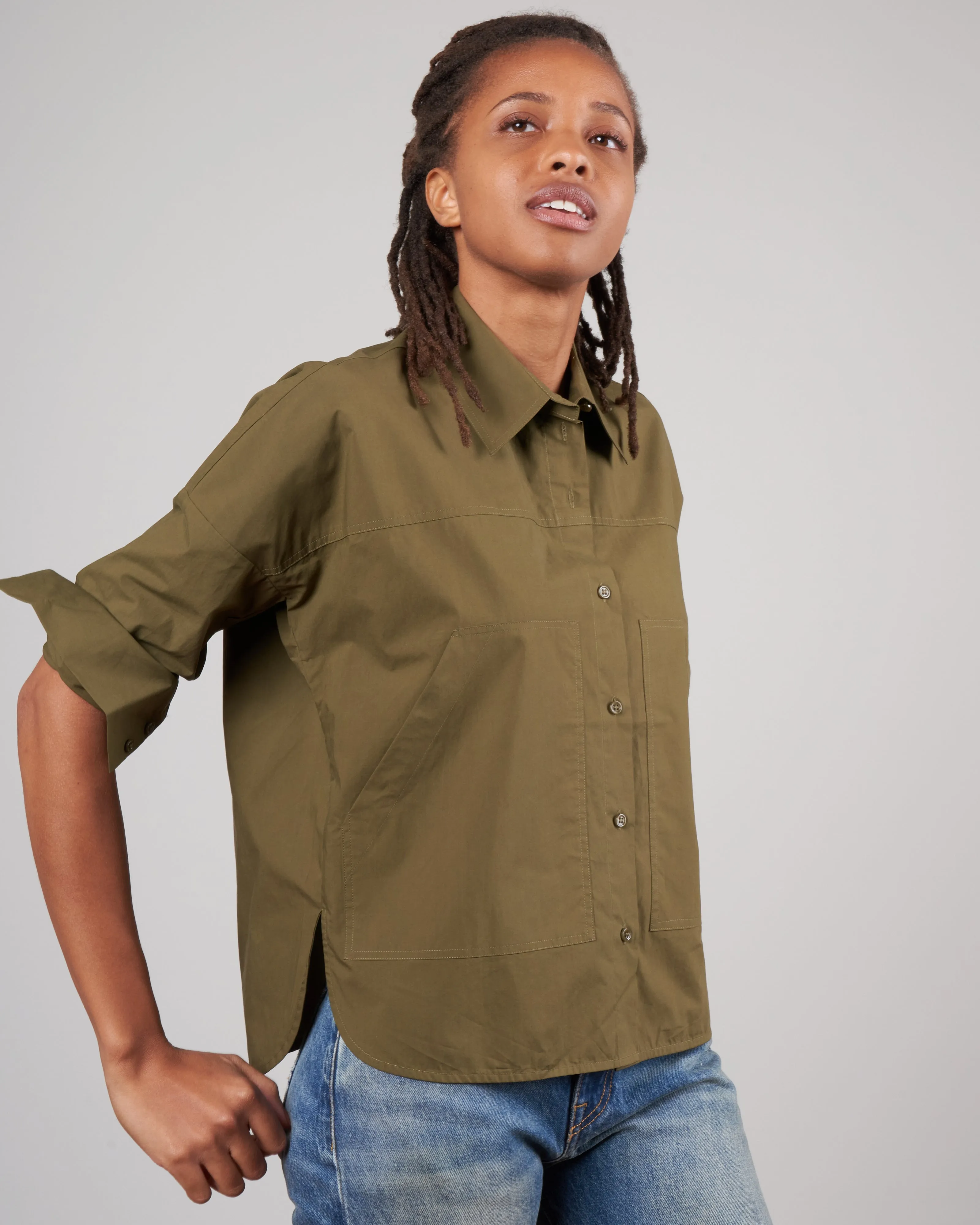 shirt - kaki