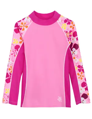 Shoreline Long Sleeve Rash Guard - Fresia