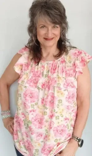 Short Sleeve Floral Blouse