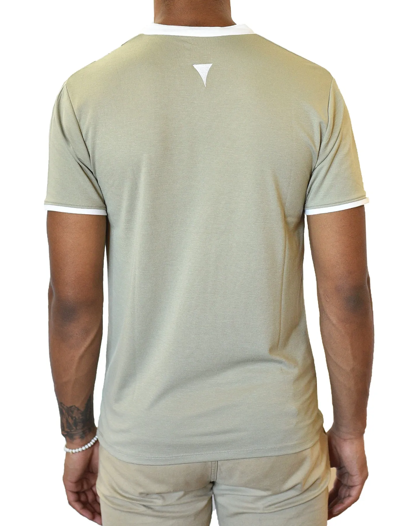 Short Sleeve Notch Collar