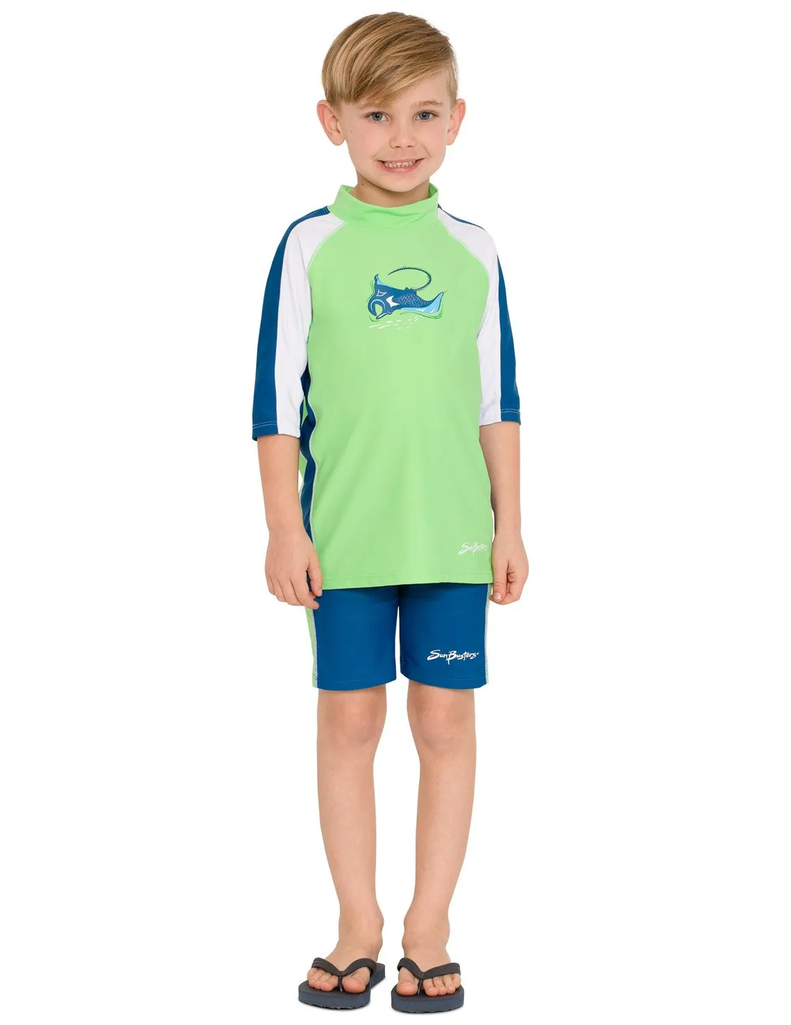 Short Sleeve Rash Guard - Flash Green