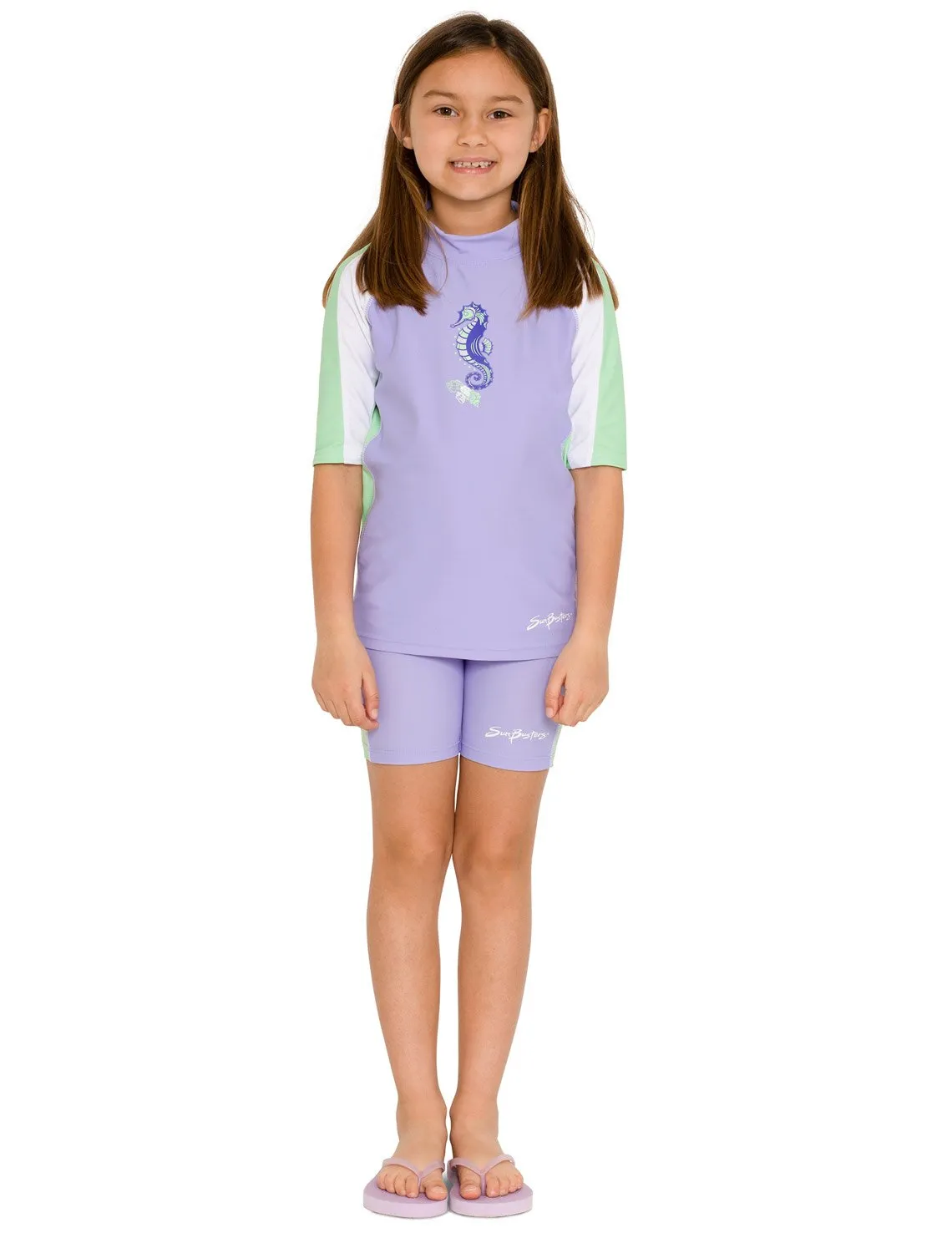 Short Sleeve Rash Guard - Sweet Lavender