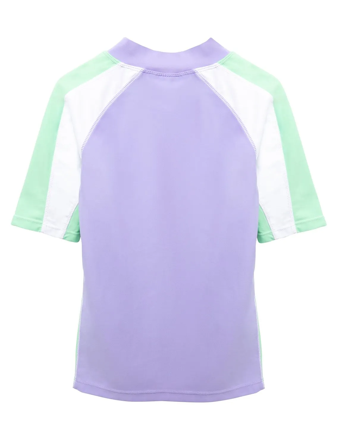 Short Sleeve Rash Guard - Sweet Lavender