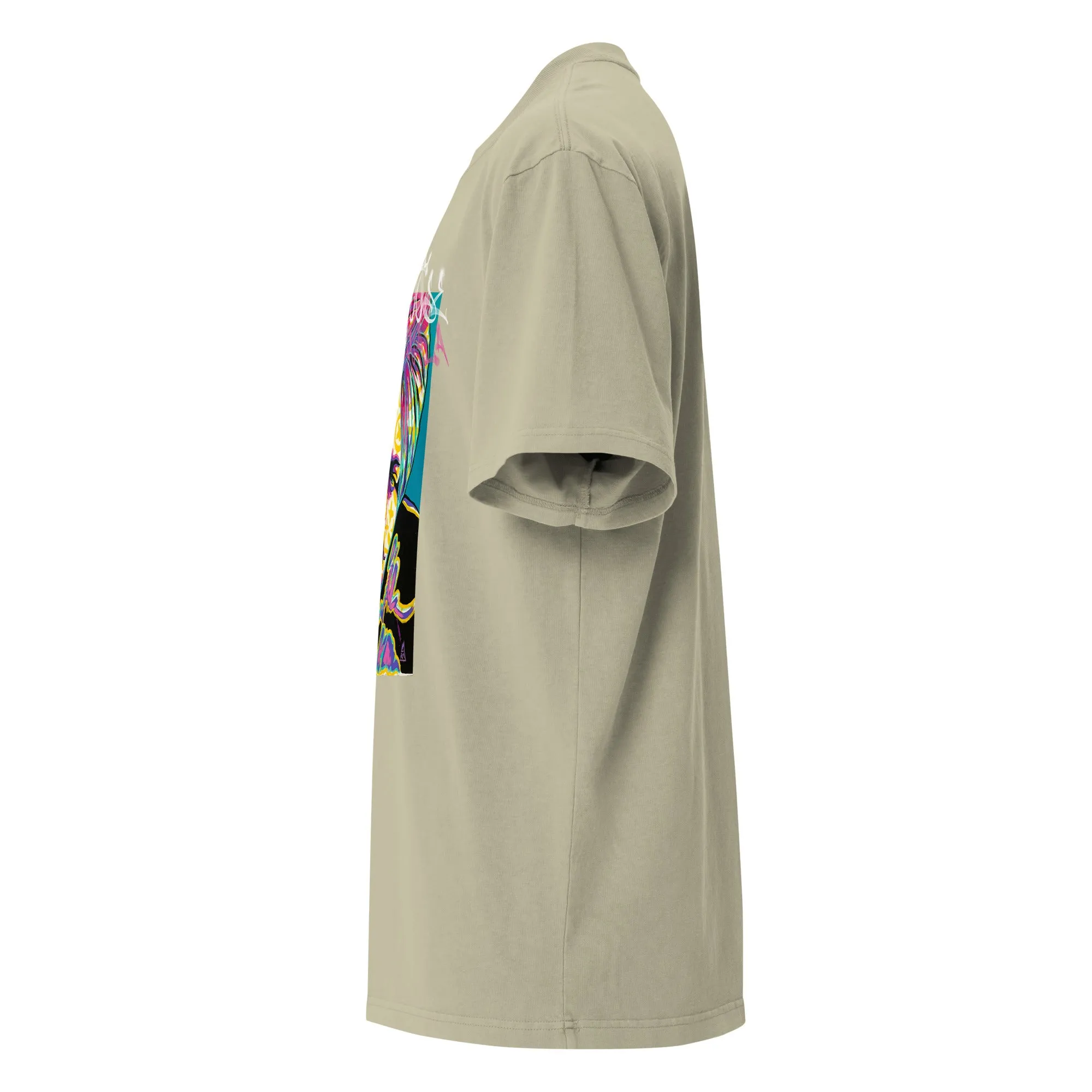 Sidhu Moose Graffiti Vybe - Oversized faded t-shirt