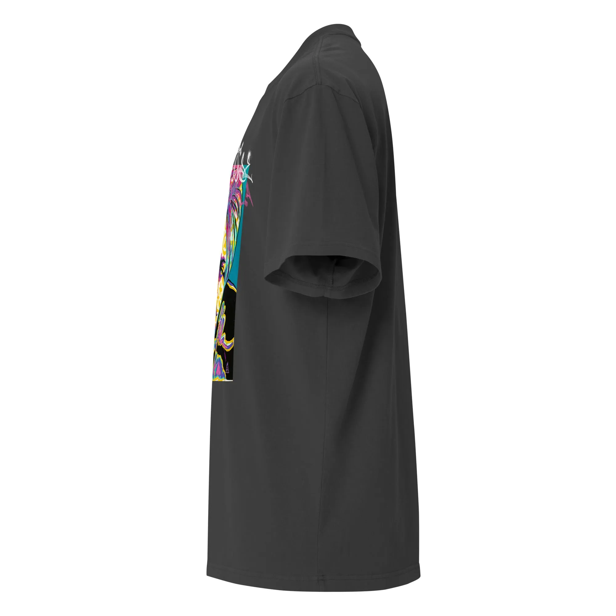 Sidhu Moose Graffiti Vybe - Oversized faded t-shirt