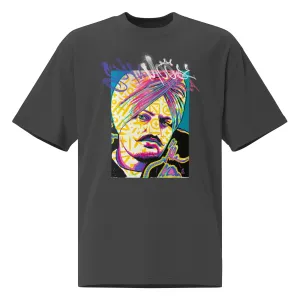 Sidhu Moose Graffiti Vybe - Oversized faded t-shirt