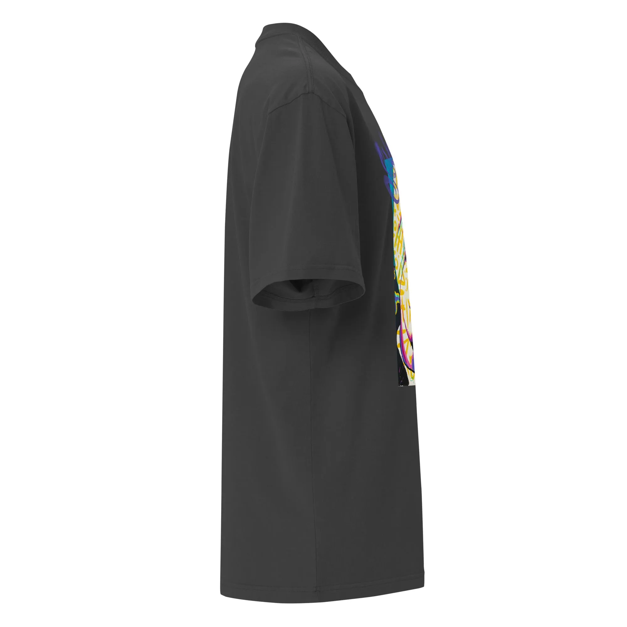 Sidhu Moose Graffiti Vybe - Oversized faded t-shirt