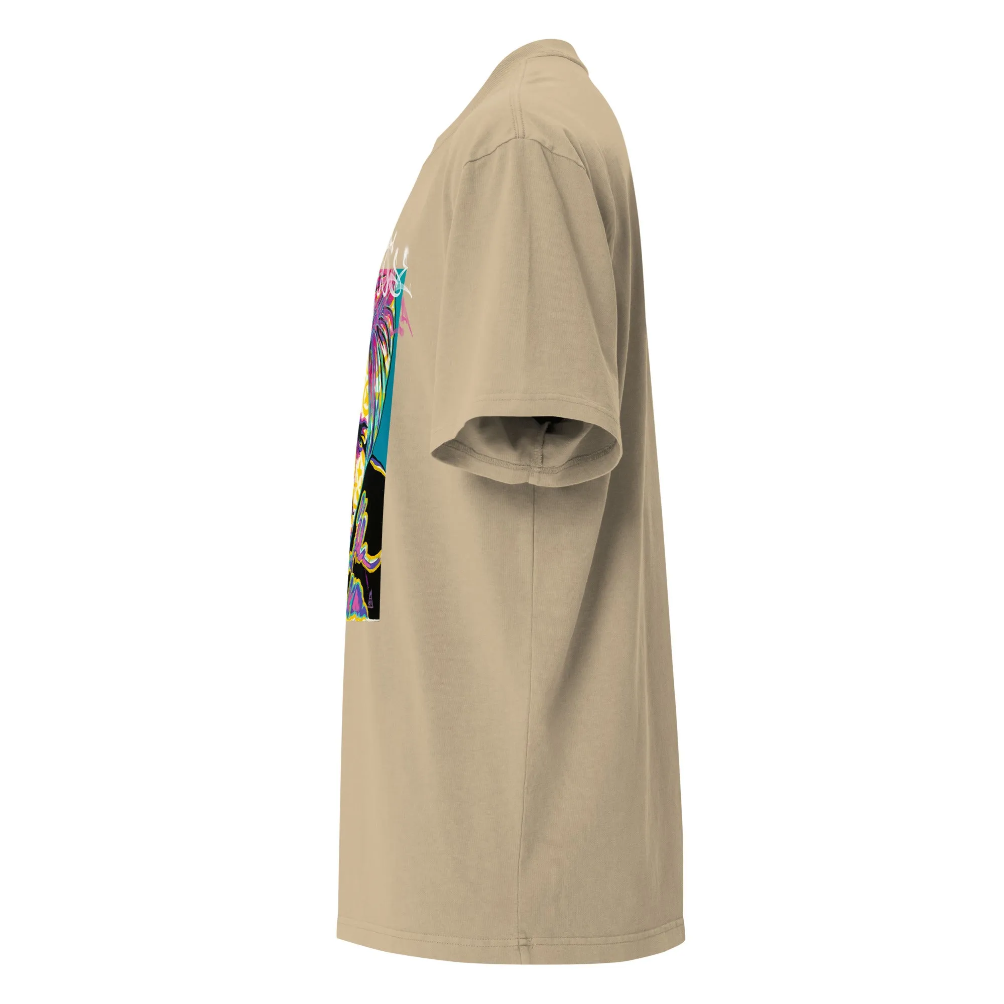 Sidhu Moose Graffiti Vybe - Oversized faded t-shirt