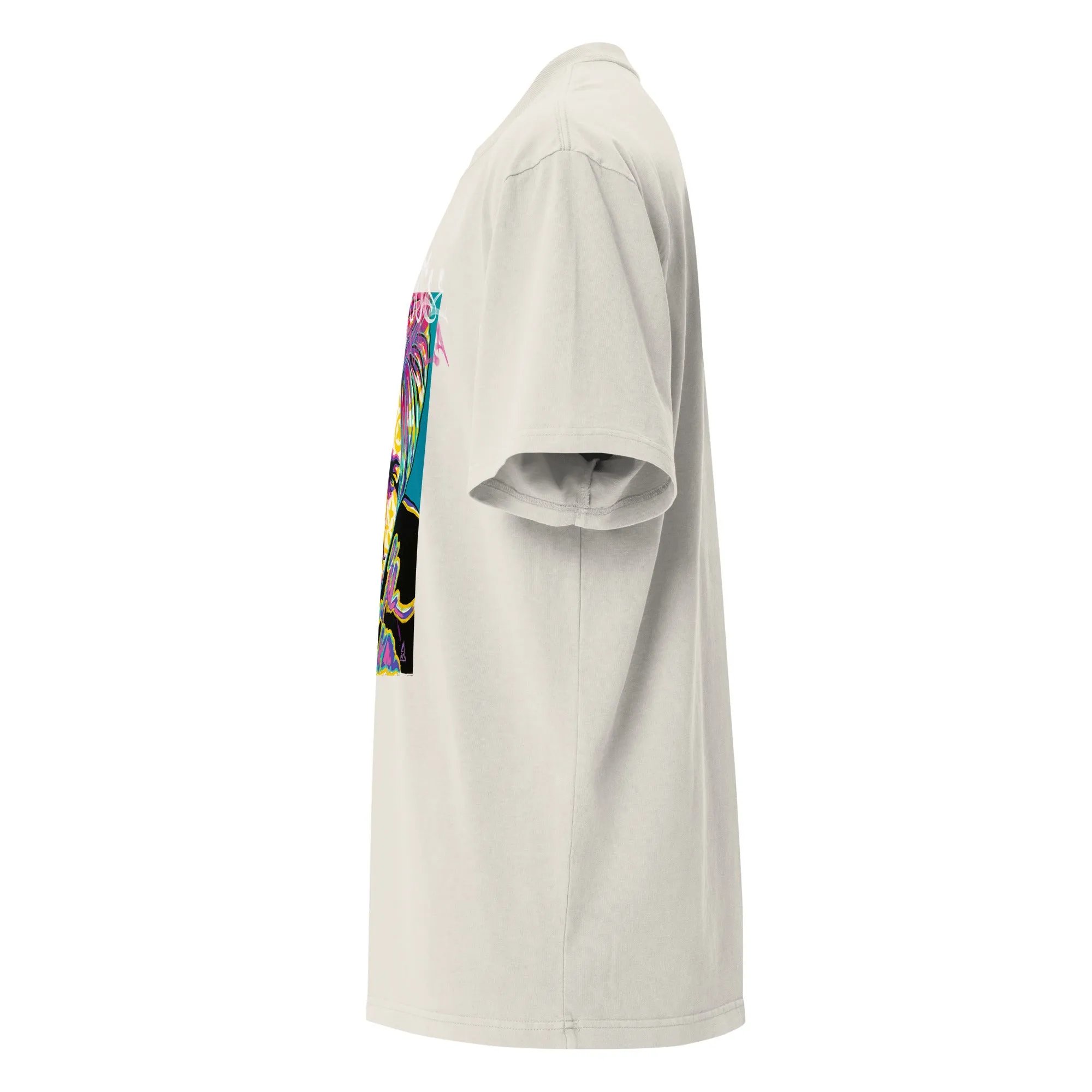 Sidhu Moose Graffiti Vybe - Oversized faded t-shirt