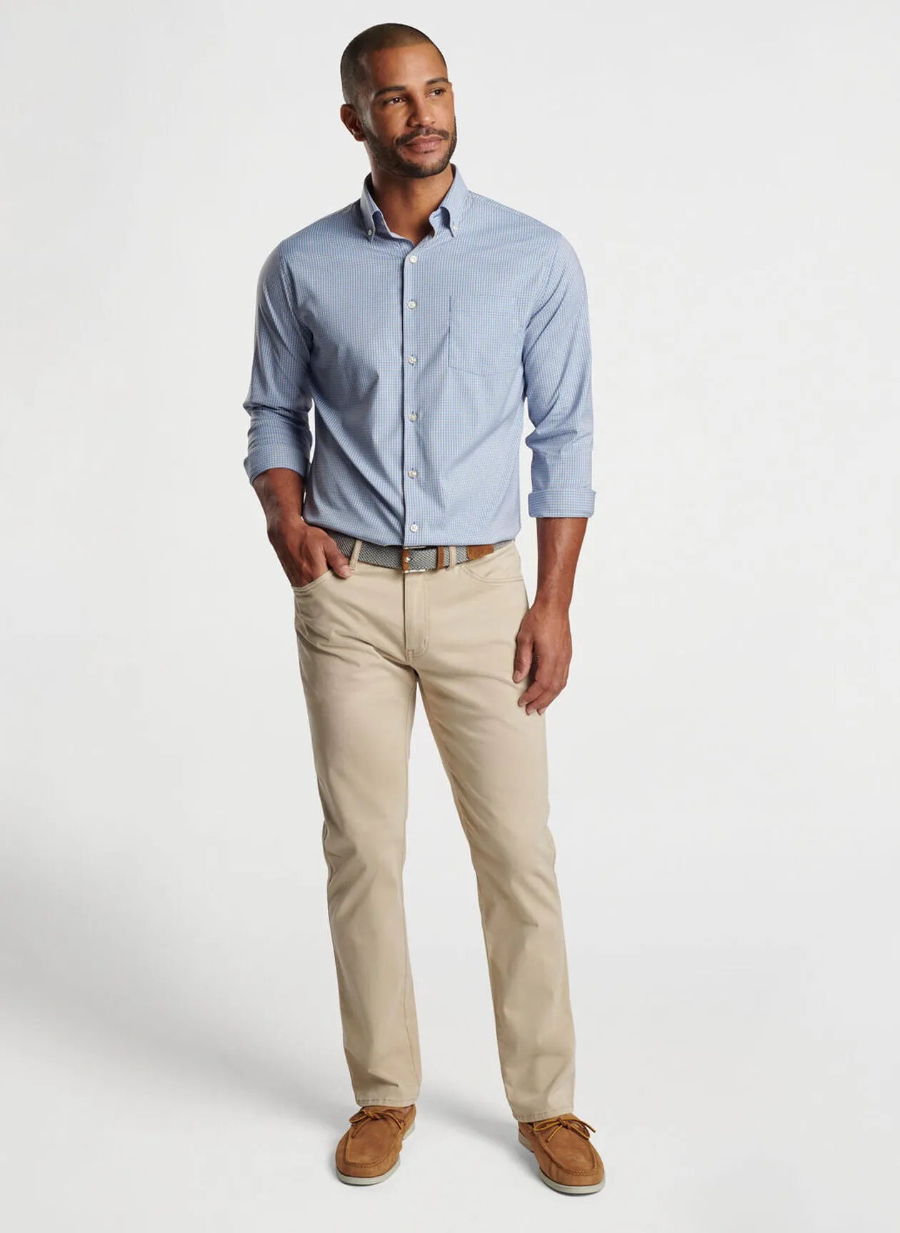 Signature Sateen Five-Pocket Pant