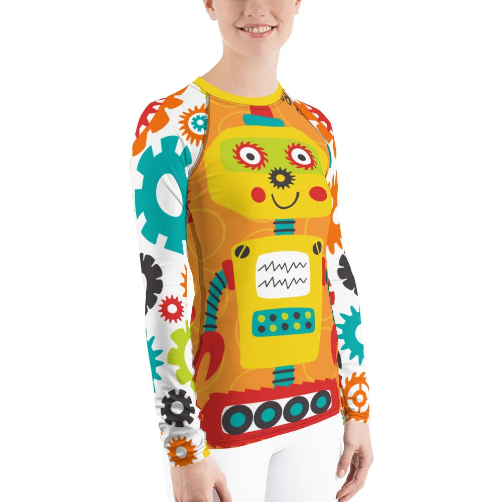 Simeon Robot Rash Guard