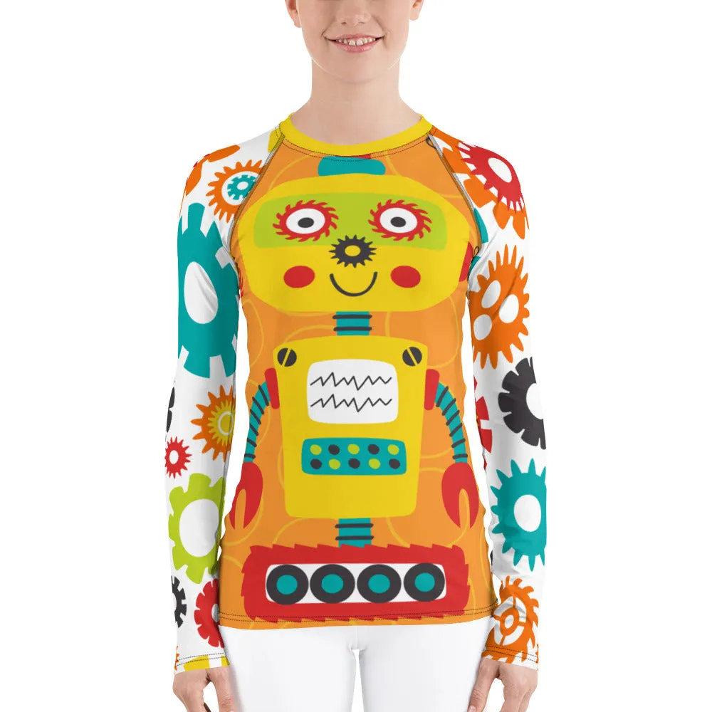 Simeon Robot Rash Guard