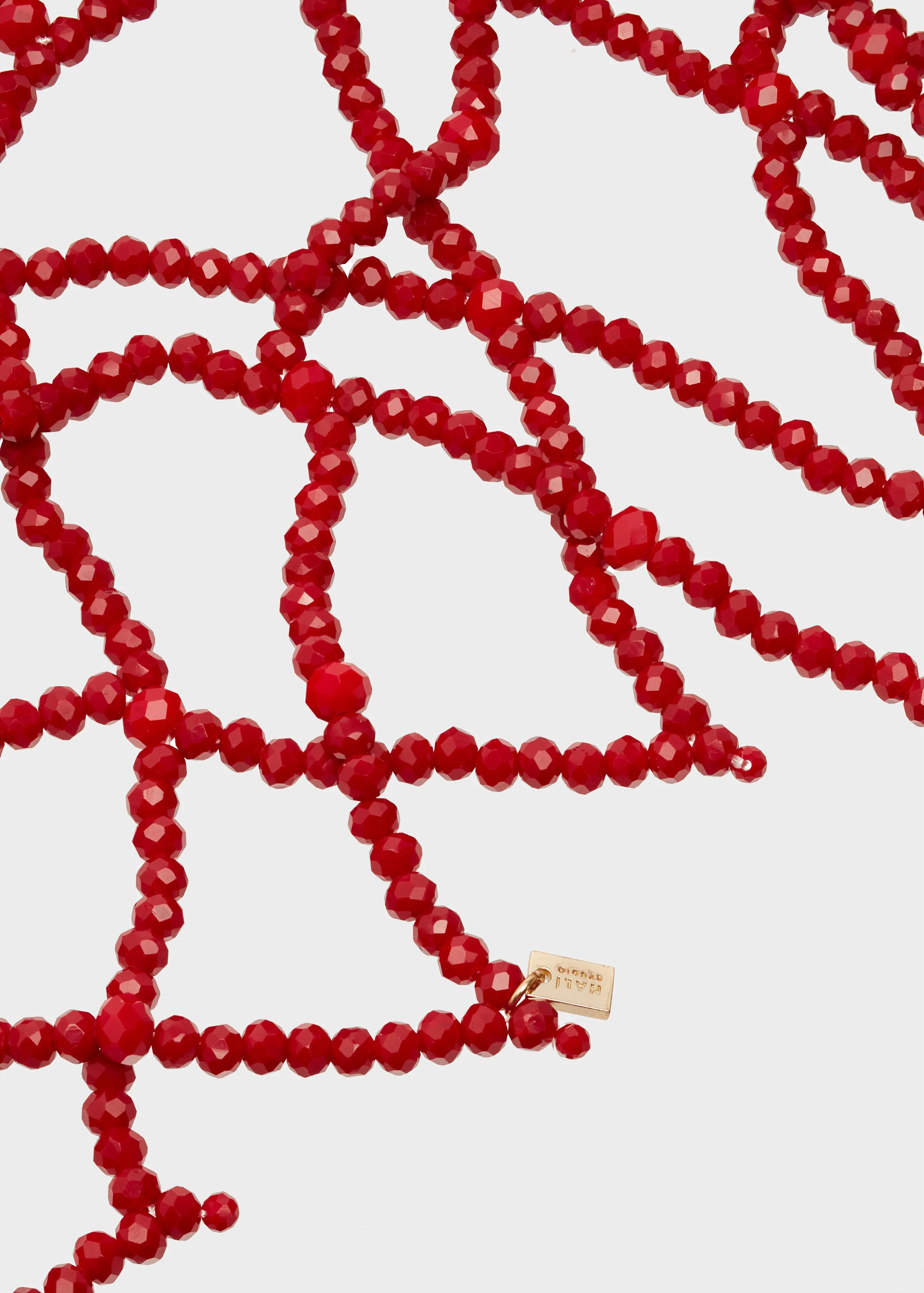 SISSI BODYCHAIN WITH RED BEADS